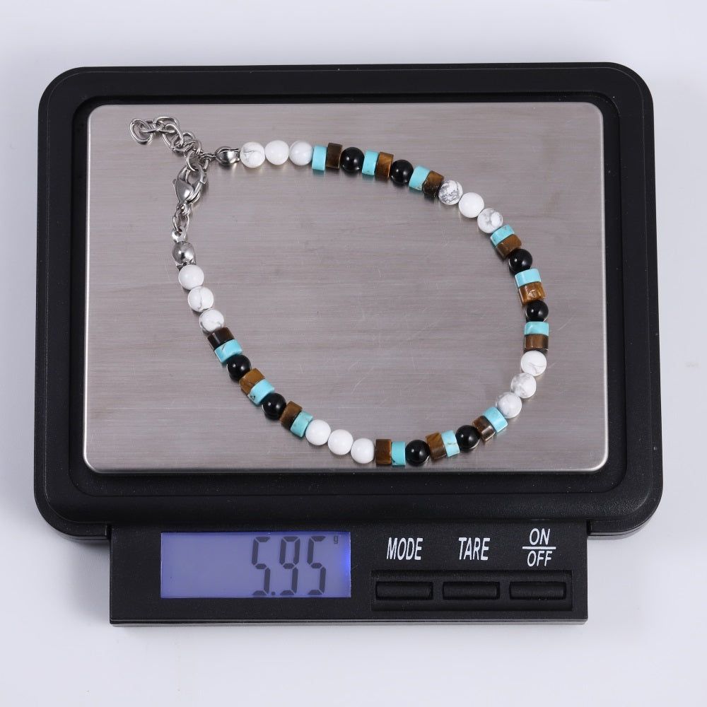 BSS1104 STAINLESS STEEL & BEADS BRACELET