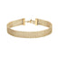 BSS1107 STAINLESS STEEL BRAIDED FLAT MESH BRACELET