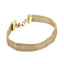 BSS1107 STAINLESS STEEL BRAIDED FLAT MESH BRACELET