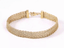 BSS1107 STAINLESS STEEL BRAIDED FLAT MESH BRACELET
