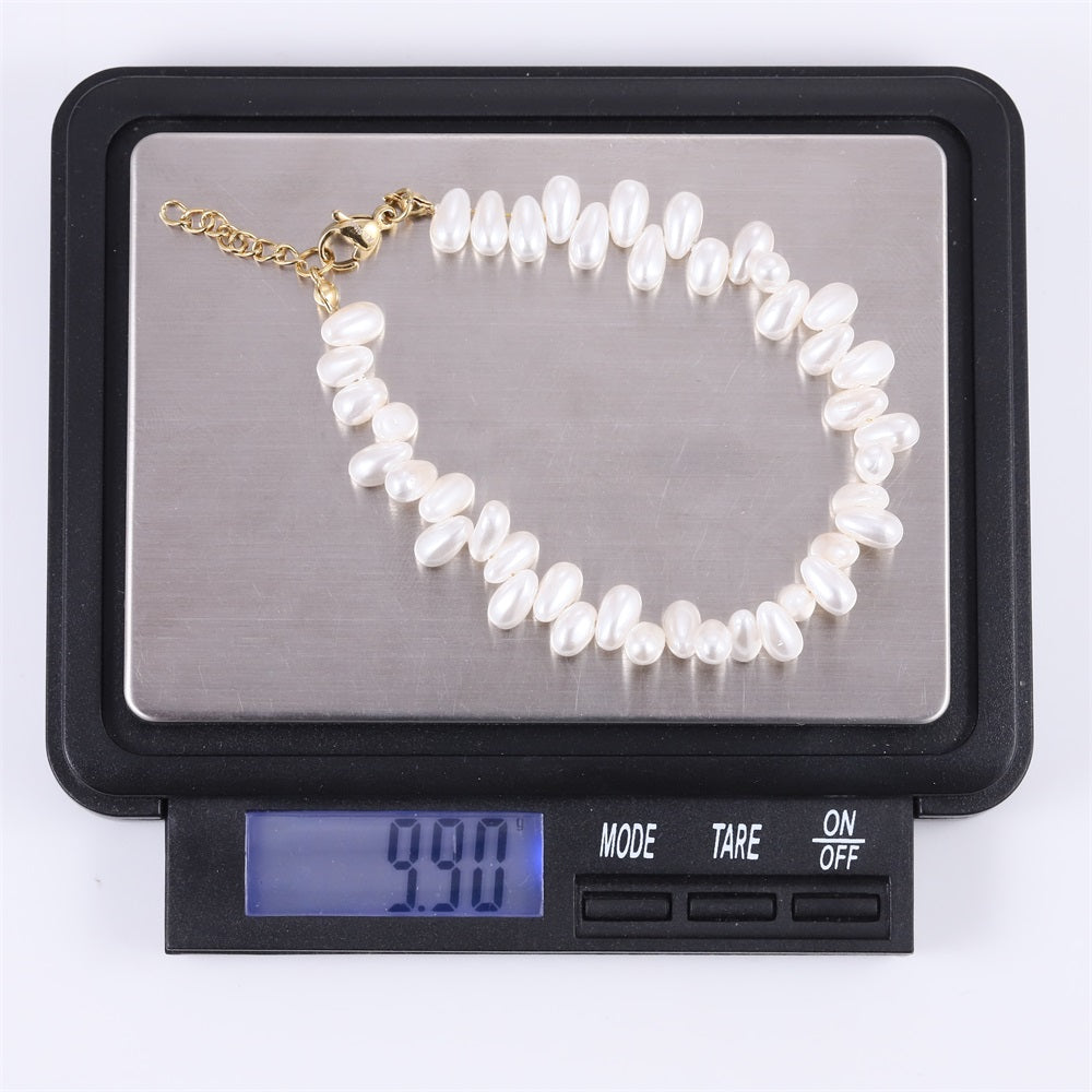 BSS1115 STAINLESS STEEL BRACELET WITH SHELL PEARL