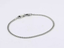 BSS1117 STAINLESS STEEL FLAT CHAIN BRACELET WITH TWO LOBSTER