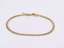 BSS1118 STAINLESS STEEL FACETED FLAT CURB CHAIN BRACELET WITH TWO LOBSTER