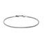 AAB Co. Stainless Steel Popcorn Chain Bracelet with Dual Lobster Clasps – Silver Finish