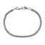 AAB Co. Stainless Steel S Chain Bracelet with Dual Lobster Clasps – Silver Finish