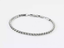 BSS1120 STAINLESS STEEL S CHAIN BRACELET WITH TWO LOBSTER