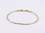 BSS1122 STAINLESS STEEL OVAL BEAD CHAIN BRACELET WITH TWO LOBSTER