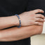 BSS1125 STAINLESS STEEL & NATURAL STONE BEADS BRACELET