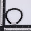 BSS1127 STAINLESS STEEL ELASTIC BEADS BRACELET WITH ID PLATE