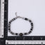 BSS1128 STAINLESS STEEL & HEMATITE BEADS BRACELET