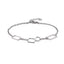 BSS1131 STAINLESS STEEL BRACELET WITH GEOMETRIC DESIGN