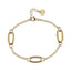 BSS1132 STAINLESS STEEL BRACELET WITH OVAL SHAPE LINK