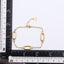 BSS1132 STAINLESS STEEL BRACELET WITH OVAL SHAPE LINK