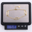 BSS1132 STAINLESS STEEL BRACELET WITH OVAL SHAPE LINK