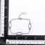BSS1132 STAINLESS STEEL BRACELET WITH OVAL SHAPE LINK