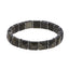 BSS1136 STAINLESS STEEL ELASTIC STRING BRACELET WITH NATURAL STONE