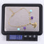 BSS1147 STAINLESS STEEL BRACELET WITH LEAF CHARM AND BEADS