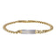 BSS1148 STAINLESS STEEL BRACELET WITH ID PLATE