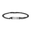 BSS1148 STAINLESS STEEL BRACELET WITH ID PLATE