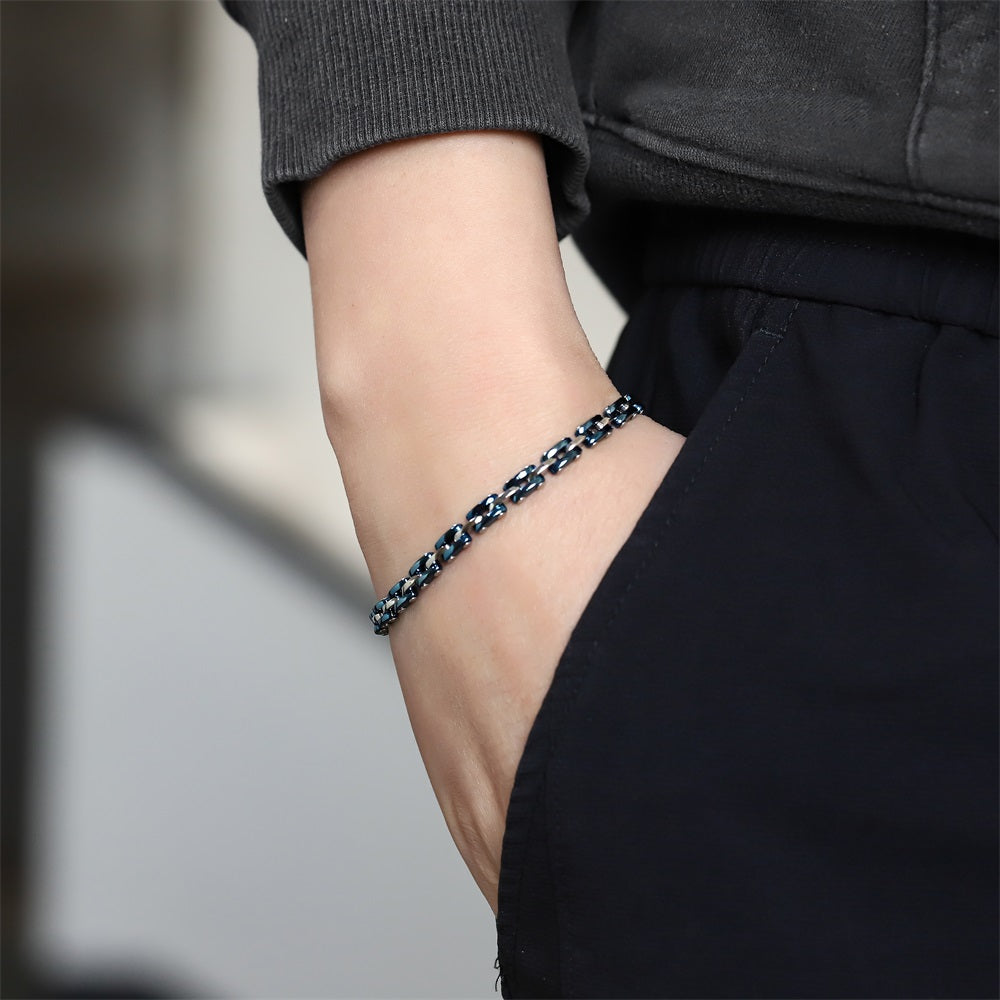 BSS1156 STAINLESS STEEL SLIM BRACELET