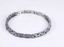 BSS1159 STAINLESS STEEL & HEMATITE BRACELET WITH CZ