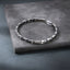 BSS1160 STAINLESS STEEL & HEMATITE BRACELET