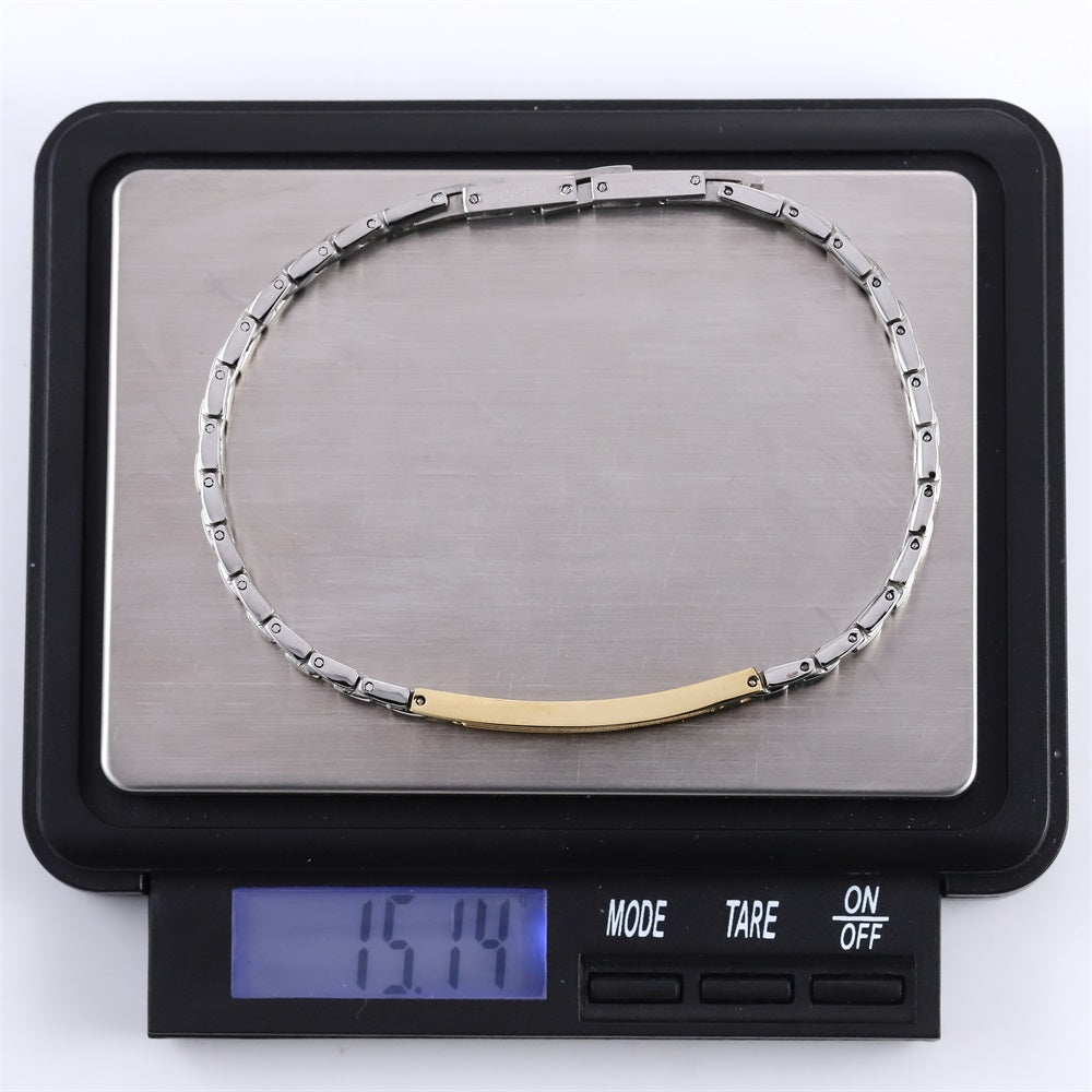 BSS1162 STAINLESS STEEL BRACELET WITH CZ