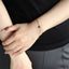 BSS1167 STAINLESS STEEL BRACELET WITH HEART CHARM