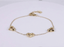 BSS1169 STAINLESS STEEL BRACELET WITH HEART CHARM