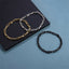 BSS1170 STAINLESS STEEL ORGANIC OVAL SHAPE CHAIN BRACELET