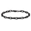 BSS1170 STAINLESS STEEL ORGANIC OVAL SHAPE CHAIN BRACELET