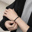 BSS1170 STAINLESS STEEL ORGANIC OVAL SHAPE CHAIN BRACELET