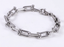BSS1172 STAINLESS STEEL CHUNKY U-SHAPE HORSE SHOE CHAIN BRACELET