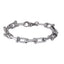 BSS1172 STAINLESS STEEL CHUNKY U-SHAPE HORSE SHOE CHAIN BRACELET
