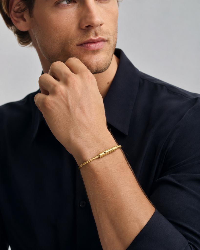 BSS1175 STAINLESS STEEL BRACELET WITH CZ