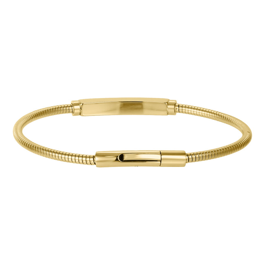 BSS1175 STAINLESS STEEL BRACELET WITH CZ