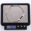 BSS1176 STAINLESS STEEL CURB CHAIN BRACELET WITH ID PLATE&CZ