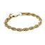 BSS1182 STAINLESS STEEL ROPE CHAIN BRACELET