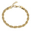 BSS1182 STAINLESS STEEL ROPE CHAIN BRACELET