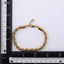 BSS1182 STAINLESS STEEL ROPE CHAIN BRACELET