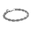 BSS1182 STAINLESS STEEL ROPE CHAIN BRACELET