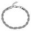 BSS1182 STAINLESS STEEL ROPE CHAIN BRACELET