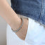 BSS1182 STAINLESS STEEL ROPE CHAIN BRACELET