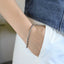 BSS1183 STAINLESS STEEL SLIM ROPE CHAIN BRACELET