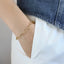 BSS1187 STAINLESS STEEL HEART CHAIN BRACELET