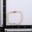 BSS1187 STAINLESS STEEL HEART CHAIN BRACELET