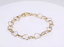 BSS1187 STAINLESS STEEL HEART CHAIN BRACELET