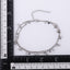 BSS1196 STAINLESS STEEL ANKLET WITH ROUND CZ