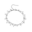 BSS1196 STAINLESS STEEL ANKLET WITH ROUND CZ