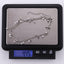 BSS1196 STAINLESS STEEL ANKLET WITH ROUND CZ